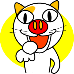 It is a cat .but a pig nose(English Ver)