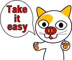 It is a cat .but a pig nose(English Ver) sticker #641546