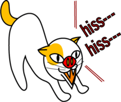 It is a cat .but a pig nose(English Ver) sticker #641585