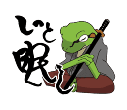 frog shogun sticker #641810