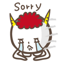 Naughty ogre boy YOSHIO English version sticker #642318