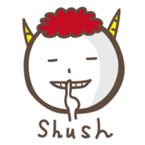 Naughty ogre boy YOSHIO English version sticker #642320