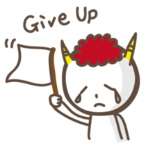 Naughty ogre boy YOSHIO English version sticker #642324