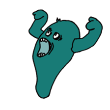 Muddy ghost sticker #642486