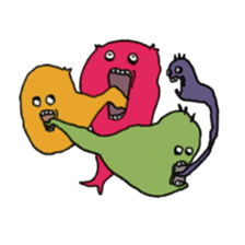 Muddy ghost sticker #642491