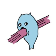 Muddy ghost sticker #642502