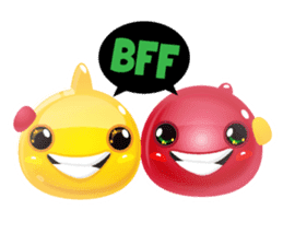 Cute and adorable jelly stickers sticker #642845