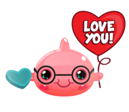 Cute and adorable jelly stickers sticker #642855