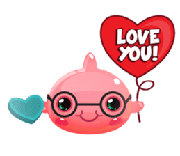 Cute and adorable jelly stickers sticker #642855