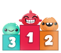 Cute and adorable jelly stickers sticker #642860