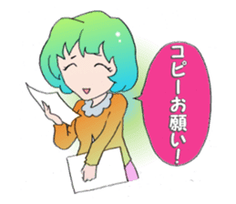 Women Talk stamp sticker #643081