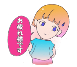 Women Talk stamp sticker #643085