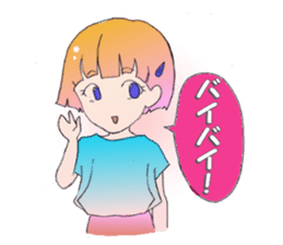 Women Talk stamp sticker #643086