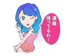 Women Talk stamp sticker #643088