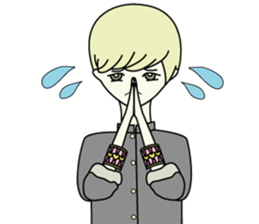 GAKURAN BOY of wizard sticker #643155