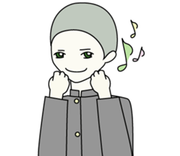 GAKURAN BOY of wizard sticker #643184