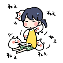 manmaru no himitu sticker #643222