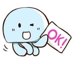 Pretty jellyfish sticker #643392