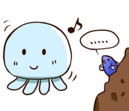 Pretty jellyfish sticker #643418