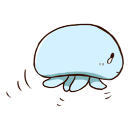 Pretty jellyfish sticker #643425