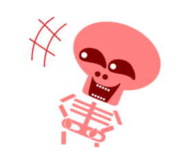 Mr. skeleton of luck sticker #643807