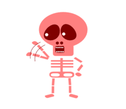 Mr. skeleton of luck sticker #643809