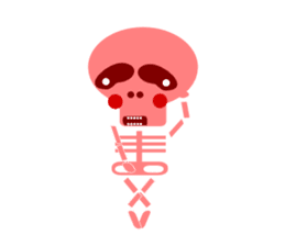 Mr. skeleton of luck sticker #643820