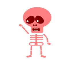 Mr. skeleton of luck sticker #643822