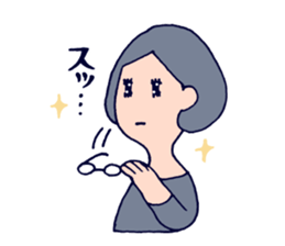 an office clerk - Ms.A - sticker #644065