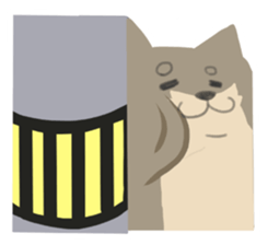 Face of troubled animals -dogs and cats- sticker #644233