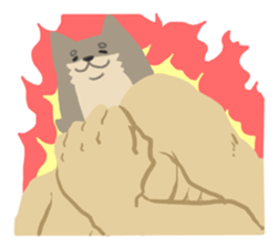 Face of troubled animals -dogs and cats- sticker #644249