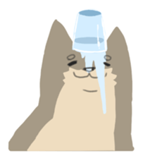 Face of troubled animals -dogs and cats- sticker #644251