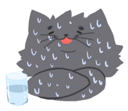 Face of troubled animals -dogs and cats- sticker #644256