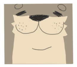 Face of troubled animals -dogs and cats- sticker #644260