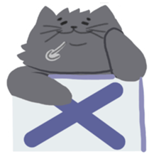 Face of troubled animals -dogs and cats- sticker #644264