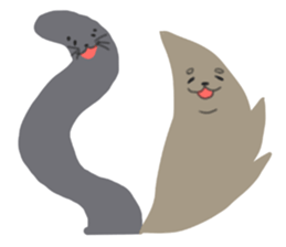 Face of troubled animals -dogs and cats- sticker #644265