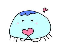 Punyopunyo jellyfish sticker #644271