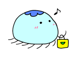 Punyopunyo jellyfish sticker #644272