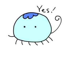 Punyopunyo jellyfish sticker #644275