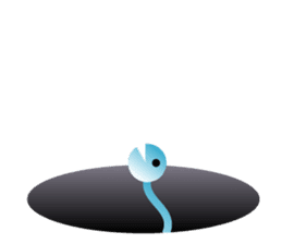 Character to the back-channel feedback sticker #644311