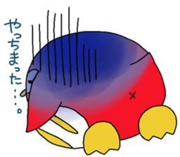 DamaPen of Daruma Penguin sticker #644549