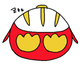 DamaPen of Daruma Penguin sticker #644554