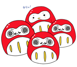 DamaPen of Daruma Penguin sticker #644581