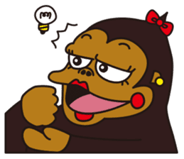 uffun-gorilla sticker #644779