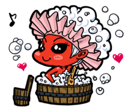 Japanese Red Demon girl sticker #644941