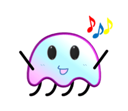I am Jellyfish. sticker #645294