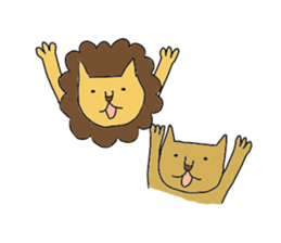 Cat Lion sticker #645467