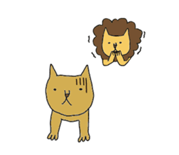 Cat Lion sticker #645468