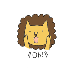 Cat Lion sticker #645472