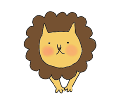 Cat Lion sticker #645477